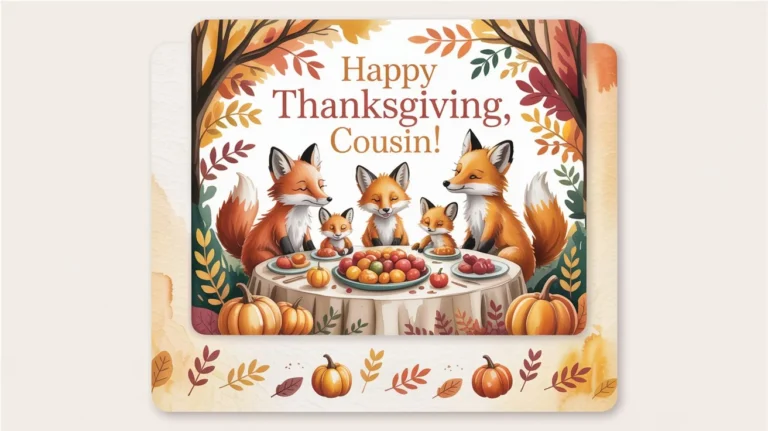Happy Thanksgiving Cousin Quotes