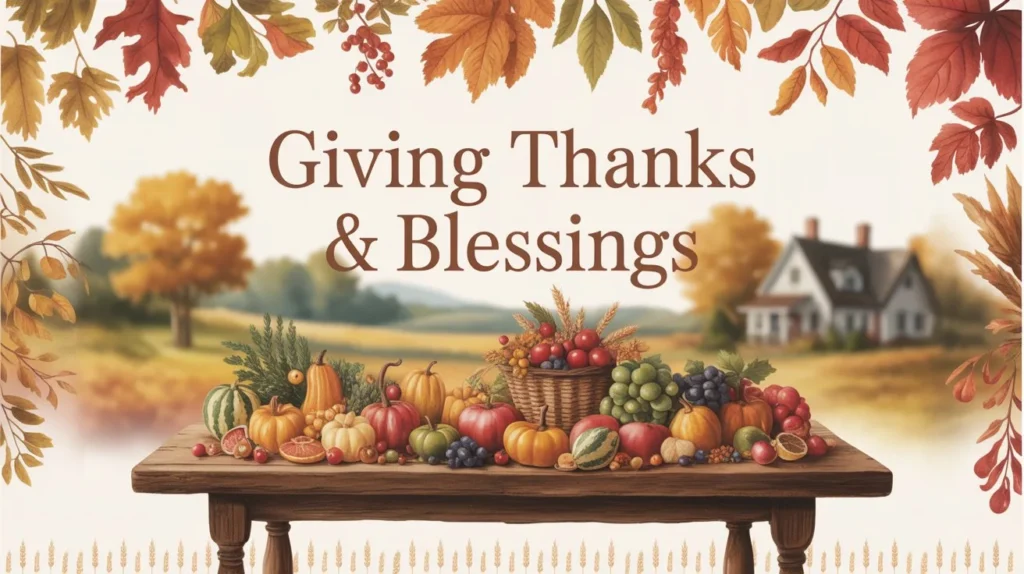Religious Thanksgiving Captions for Social Media