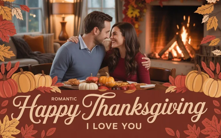 Romantic Happy Thanksgiving Quotes