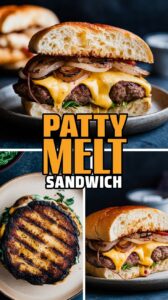 Classic Patty Melt Sandwich with Caramelized Onions and Secret Sauce