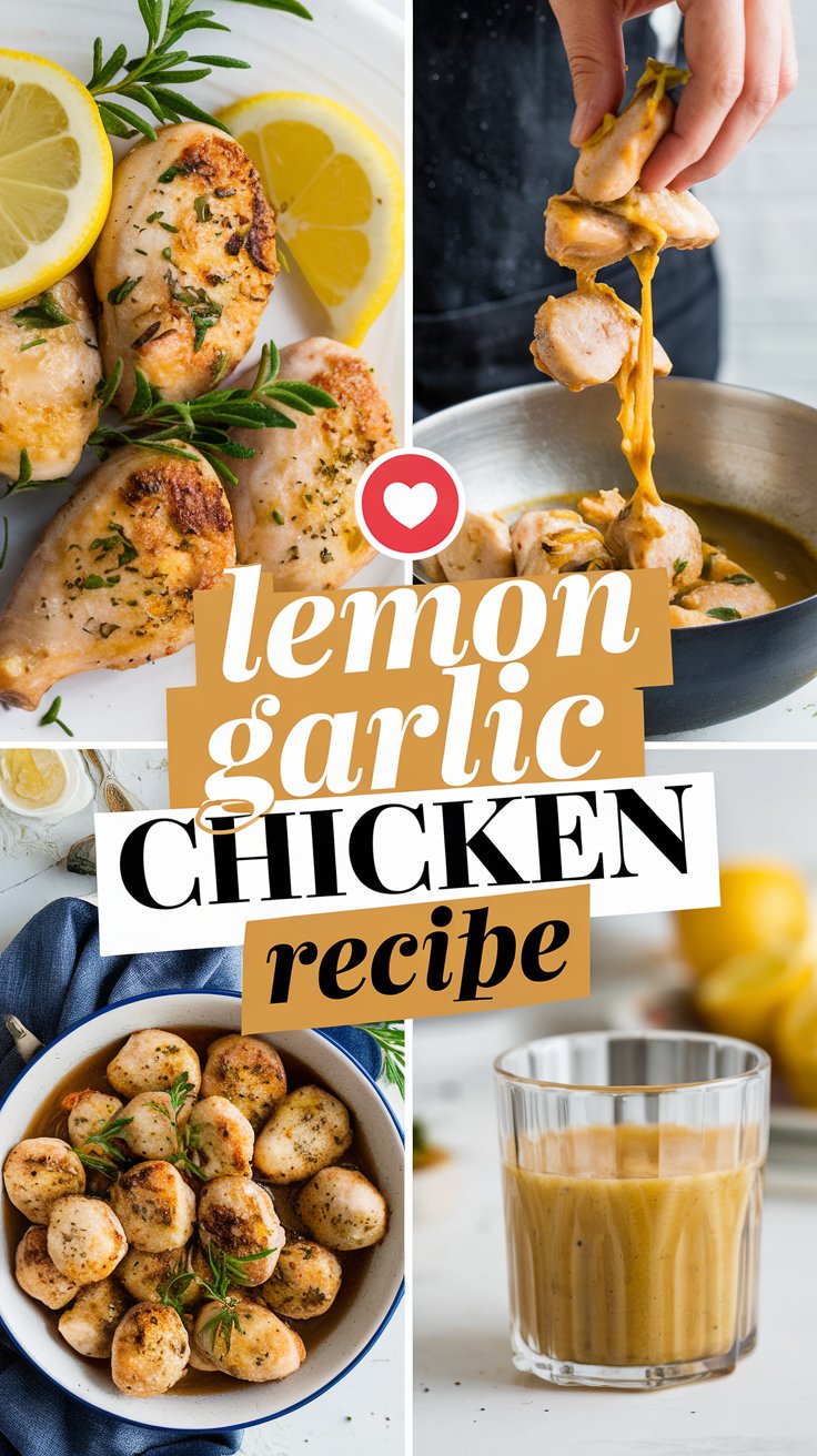 Lemon Garlic Chicken Bites Recipe