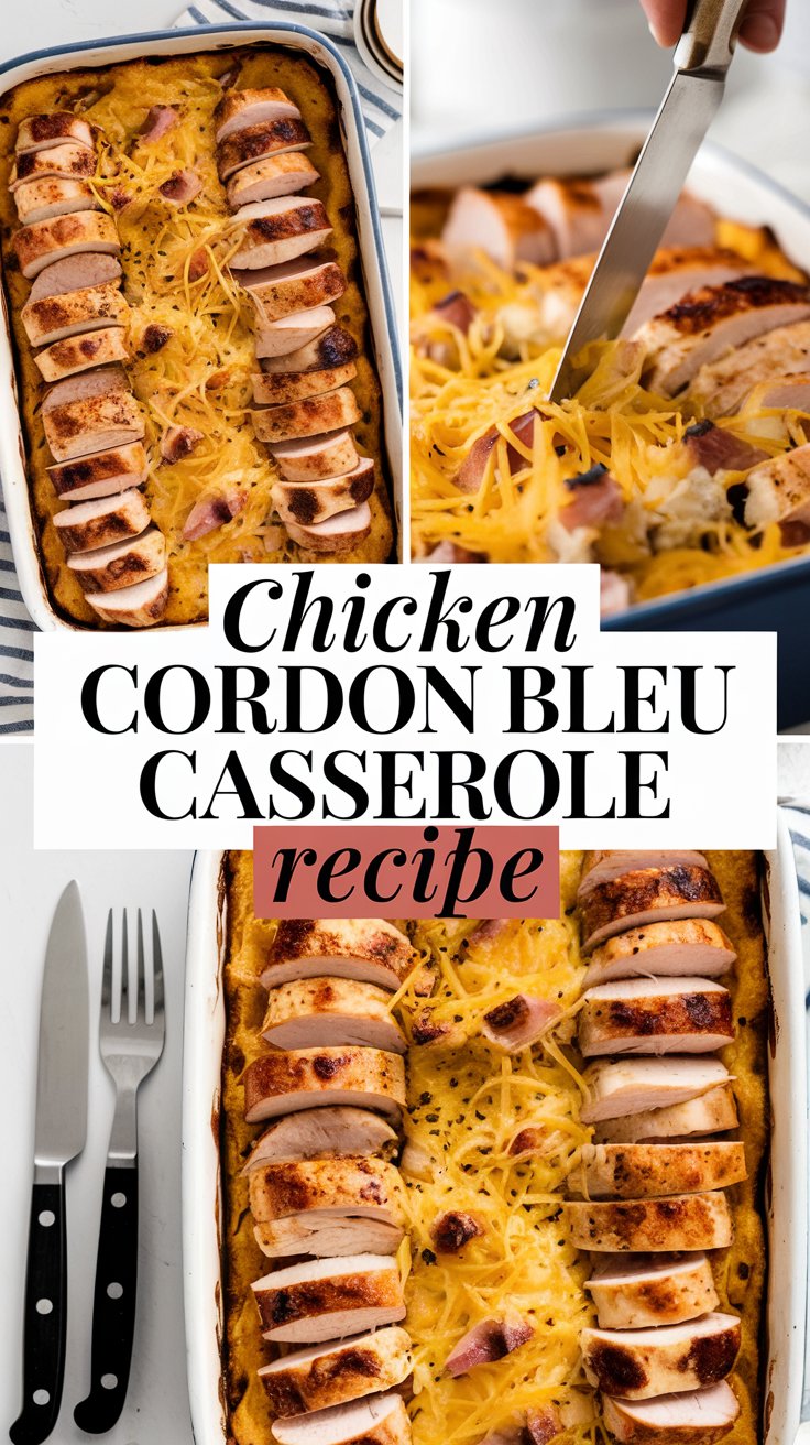 Chicken Cordon Bleu Casserole Recipe