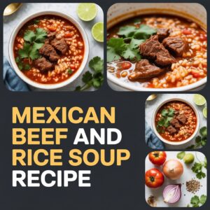 Mexican Beef and Rice Soup Recipe