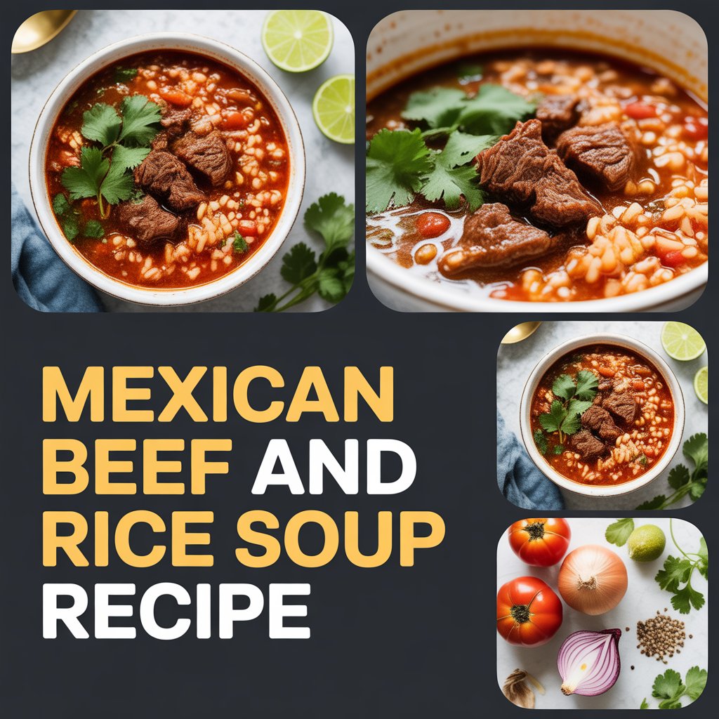 Mexican Beef and Rice Soup Recipe