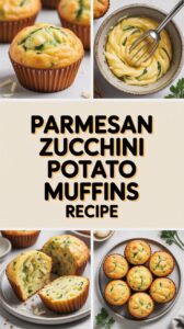 Parmesan Zucchini Potato Muffins Recipe