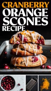 Cranberry Orange Scones Recipe Bakery Style Brilliance at Home