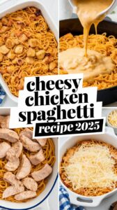 Cheesy Chicken Spaghetti Casserole Recipe