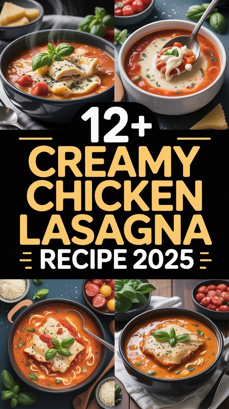Creamy Chicken Lasagna Soup Recipe