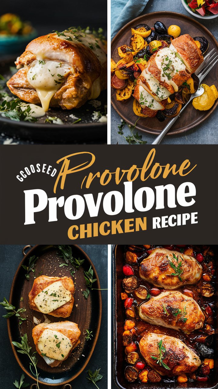 Golden Baked Provolone Chicken Recipe